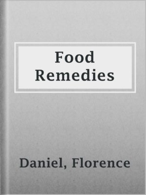 cover image of Food Remedies